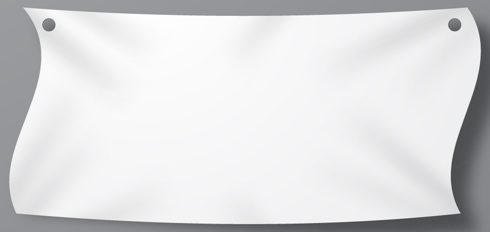 24 Hour Hanging Banner - Outdoor Durable Hanging Banner - Indoor Promotional Banner - Short Term / Light Duty Banner